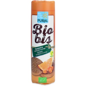 CIASTKA MARKIZY ORKISZOWE Z KREMEM ROKITNIK - POMARAŃCZA WEGAŃSKIE BIO 300 g - PURAL (BIO BIS)