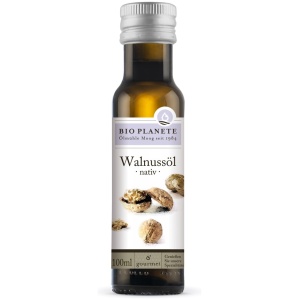 OLEJ Z ORZECHÓW WŁOSKICH TŁOCZONY NA ZIMNO BIO 100 ml - BIO PLANETE
