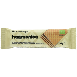 WAFELEK Z SAMOPSZY Z KREMEM MLECZNO - KAKAOWYM BEZ DODATKU CUKRU BIO 30 g - HARMONICA
