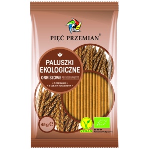 PALUSZKI ORKISZOWE PEŁNOZIARNISTE BIO 45 g - PIĘĆ PRZEMIAN