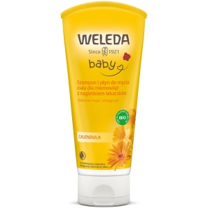 SZAMPON I PŁYN DO MYCIA DLA NIEMOWLĄT ECO 200 ml - WELEDA