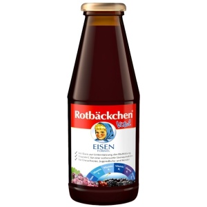 SOK WIELOOWOCOWY Z ŻELAZEM I WITAMINAMI C, B1, B2, B6, B12 450 ml - ROTBACKCHEN