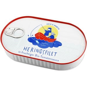 ŚLEDŹ MSC FILETY W BIO SOSIE POMIDOROWYM 200 g - HEIN i GRAETJE (SYWAN)
