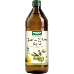 OLIWA Z OLIWEK Z OLEJEM SŁONECZNIKOWYM DO SMAŻENIA I GOTOWANIA BIO 750 ml - BYODO