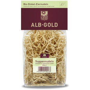 MAKARON (ORKISZOWY JAJECZNY) NITKA BIO 250 g - ALB GOLD