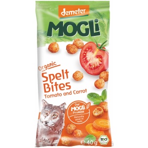CHRUPKI ORKISZOWE POMIDOROWO - MARCHEWKOWE DEMETER BIO 40 g - MOGLI