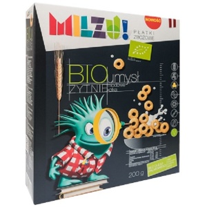 KÓŁKA ŻYTNIO - OWSIANE MIODOWE "UMYSŁ" BIO 200 g - MILZU