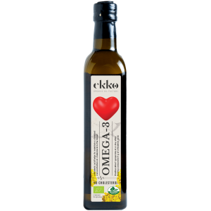 OLEJ RZEPAKOWO - LNIANY OMEGA-3 BIO 500 ml - EKKO