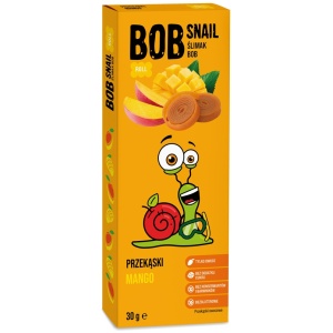 PRZEKĄSKA ROLL MANGO BEZ DODATKU CUKRU BEZGLUTENOWA 30 g - BOB SNAIL