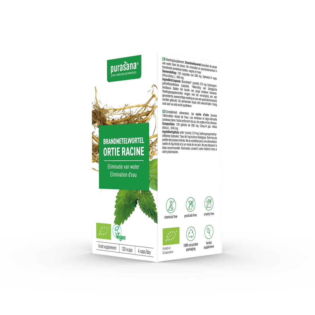 POKRZYWA KORZEŃ BIO (210 mg) 120 KAPSUŁEK - PURASANA - obrazek 2