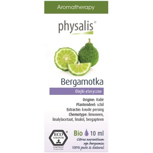 OLEJEK ETERYCZNY BERGAMOTKA ECO 10 ml - PHYSALIS