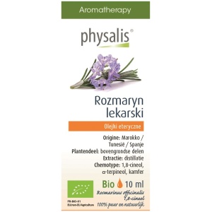 OLEJEK ETERYCZNY ROZMARYN LEKARSKI BIO 10 ml - PHYSALIS