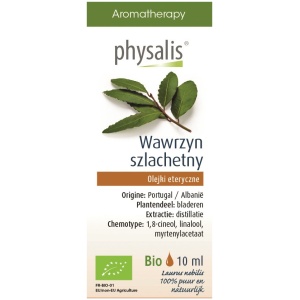 OLEJEK ETERYCZNY WAWRZYN SZLACHETNY BIO 10 ml - PHYSALIS