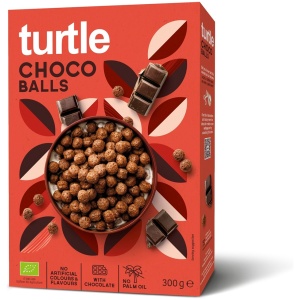 KULKI ZBOŻOWE CZEKOLADOWE BIO 300 g - TURTLE