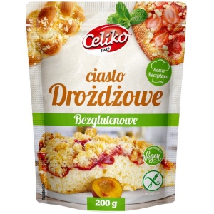MIESZANKA DO WYPIEKU CIASTA DROŻDŻOWEGO BEZGLUTENOWA 200 g - CELIKO