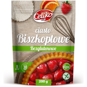 MIESZANKA DO WYPIEKU CIASTA BISZKOPTOWEGO BEZGLUTENOWA 200 g - CELIKO