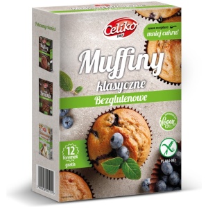 MIESZANKA NA MUFFINY KLASYCZNE BEZGLUTENOWA 280 g - CELIKO