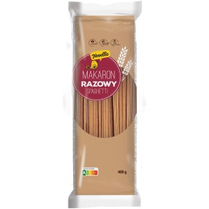 MAKARON (SEMOLINOWY RAZOWY) SPAGHETTI 400 g - NOVELLE