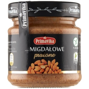 PASTA Z PRAŻONYCH MIGDAŁÓW BEZGLUTENOWA 185 g - PRIMAVIKA
