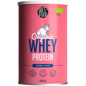 KONCENTRAT BIAŁKA SERWATKOWEGO NATURALNY BIO 500 g - DIET-FOOD