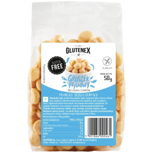 GROSZEK PTYSIOWY BEZ DODATKU CUKRÓW BEZGLUTENOWY 50 g - GLUTENEX