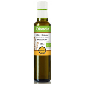 OLEJ Z LNIANKI TŁOCZONY NA ZIMNO BIO 250 ml - OLANDIA