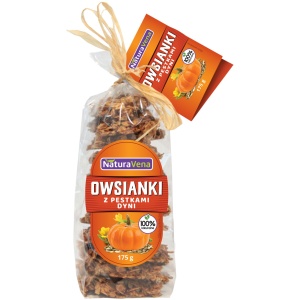 CIASTKA OWSIANKI Z PESTKAMI DYNI 175 g - NATURAVENA