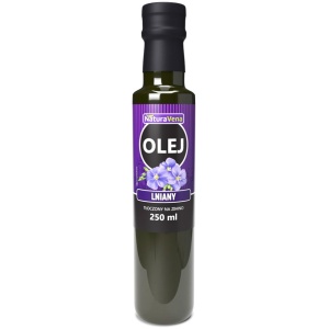OLEJ LNIANY TŁOCZONY NA ZIMNO 250 ml - NATURAVENA