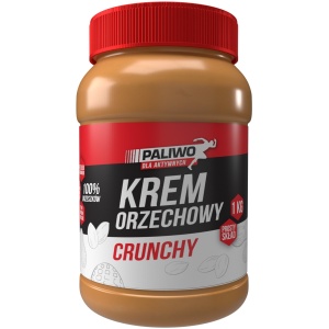 KREM ORZECHOWY CRUNCHY 100 % BEZ DODATKU SOLI I CUKRÓW 1 kg - PALIWO DLA AKTYWNYCH