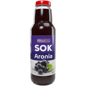 SOK Z ARONII 100 % 750 ml - NATURAVENA
