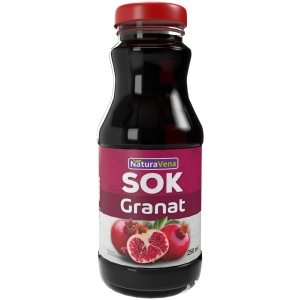 SOK Z GRANATU 100 % 250 ml - NATURAVENA