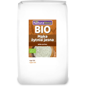 MĄKA ŻYTNIA JASNA TYP 720 BIO 1 kg - NATURAVENA