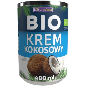 KREM KOKOSOWY 17 % BIO 400 ml - NATURAVENA