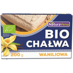 CHAŁWA O SMAKU WANILIOWYM BIO 200 g - NATURAVENA
