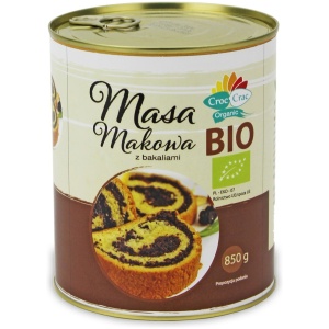 MASA MAKOWA Z BAKALIAMI BIO 850 g  - CROC-CRAC (BIOVERI)