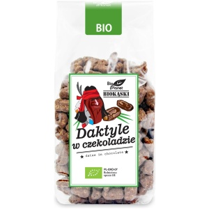 DAKTYLE W SUROWEJ CZEKOLADZIE BIO 250 g - BIO PLANET