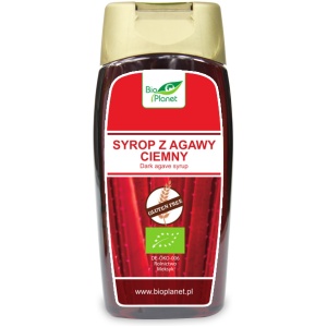 SYROP Z AGAWY CIEMNY BEZGLUTENOWY BIO 350 g (250 ml) - BIO PLANET