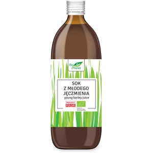 SOK Z MŁODEGO JĘCZMIENIA BIO 500 ml - BIO PLANET