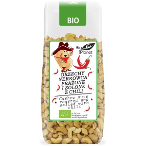 ORZECHY NERKOWCA PRAŻONE I SOLONE Z CHILI BIO 100 g - BIO PLANET