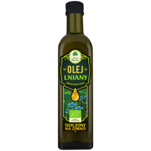 OLEJ LNIANY TŁOCZONY NA ZIMNO BIO 100 ml - DARY NATURY