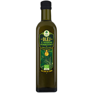 OLEJ Z NASION POKRZYWY TŁOCZONY NA ZIMNO BIO 250 ml - DARY NATURY