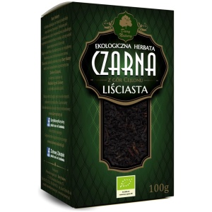 HERBATA CZARNA LIŚCIASTA BIO 100 g - DARY NATURY