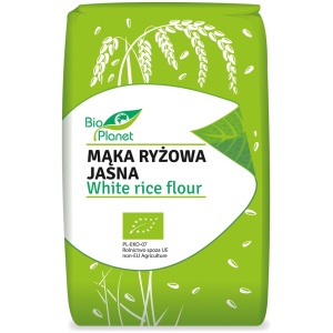 MĄKA RYŻOWA JASNA BIO 500 g - BIO PLANET