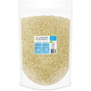 RYŻ JAŚMINOWY PEŁNOZIARNISTY BIO 5 kg - HORECA