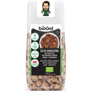 ŻELKI OWOCOWE BEZ DODATKU CUKRÓW BEZGLUTENOWE BIO 90 g - BIOGOL