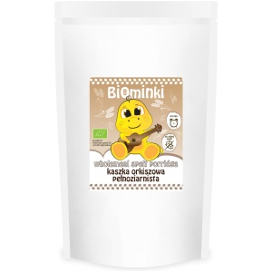 KASZKA MANNA ORKISZOWA PEŁNOZIARNISTA BEZ DODATKU CUKRÓW BIO 500 g - BIOMINKI