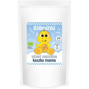 KASZKA MANNA BEZ DODATKU CUKRÓW BIO 200 g - BIOMINKI