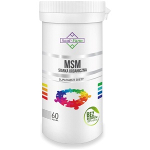 MSM SIARKA ORGANICZNA (650 mg) 60 KAPSUŁEK - SOUL FARM