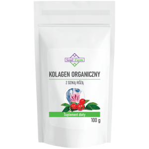 KOLAGEN RYBI Z DZIKĄ RÓŻĄ PROSZEK 100 g - SOUL FARM