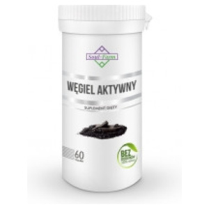 WĘGIEL AKTYWNY (180 mg) 60 KAPSUŁEK - SOUL FARM